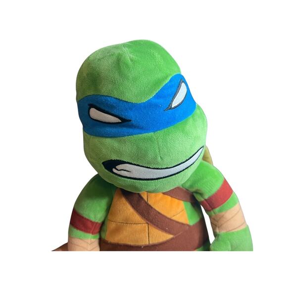 Build a Bear TMNT Teenage Mutant Ninja Turtles LEONARDO 18" Plush Toy Green BAB - Picture 5 of 12